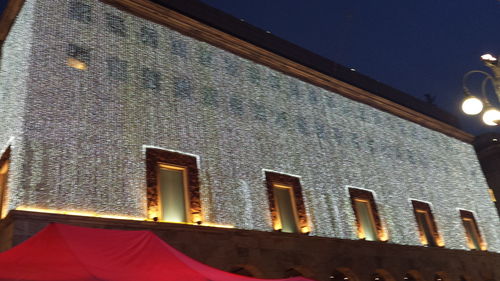 Low angle view of building against sky