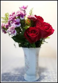 Close-up of rose bouquet