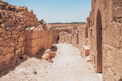 Old ruins in jordan