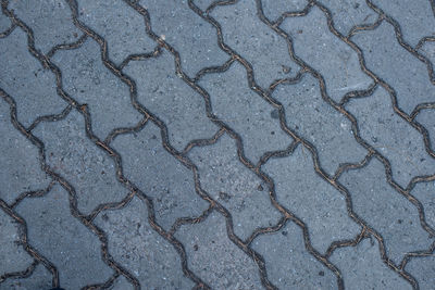 Full frame shot of cracked road