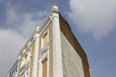 Low angle view of building against sky