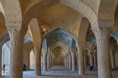 Corridor of historic building