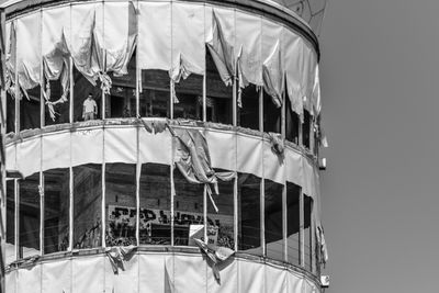 Low angle view of ferris wheel