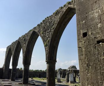 View of old ruins