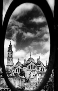 View of cathedral against cloudy sky