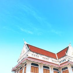 Low angle view of building against sky