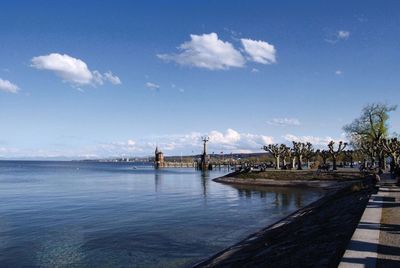 View of city at waterfront