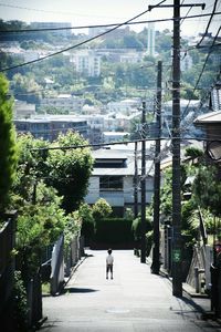 People walking in city