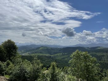 Scenic view of landscape against sky
