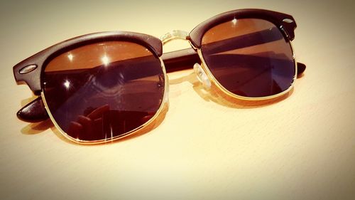 Close-up of sunglasses