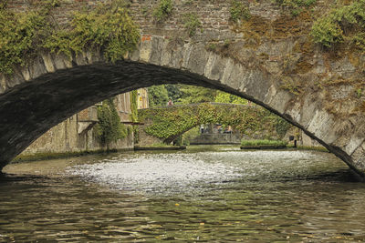 Scenic view of bridge over water