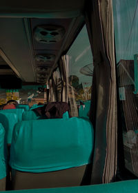 Empty seats in bus