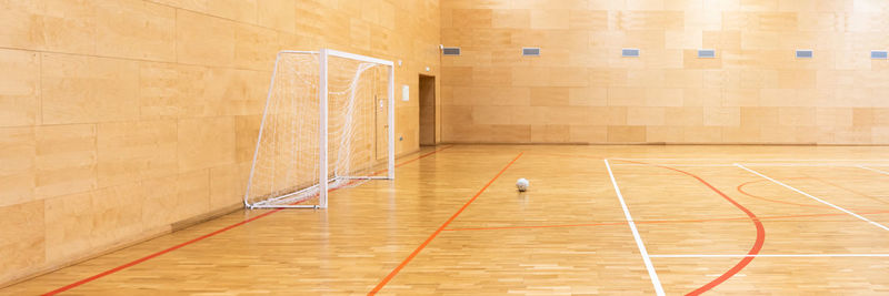 View of basketball hoop at home