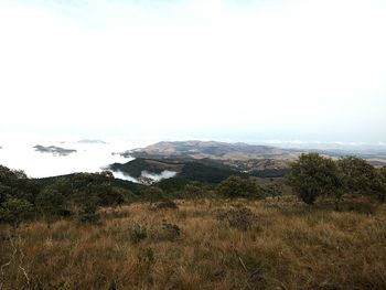 Scenic view of landscape against sky