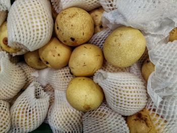 High angle view of fruits