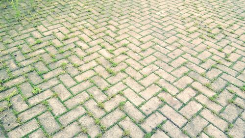 Full frame shot of paving stone