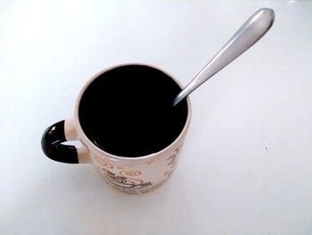 Close-up of coffee on table