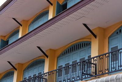 Low angle view of building against sky