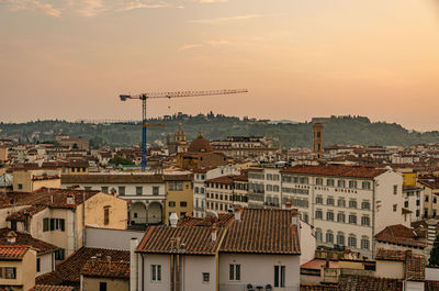Sunset hour at florence - italy