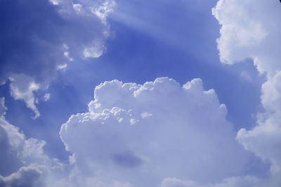 Low angle view of clouds in sky