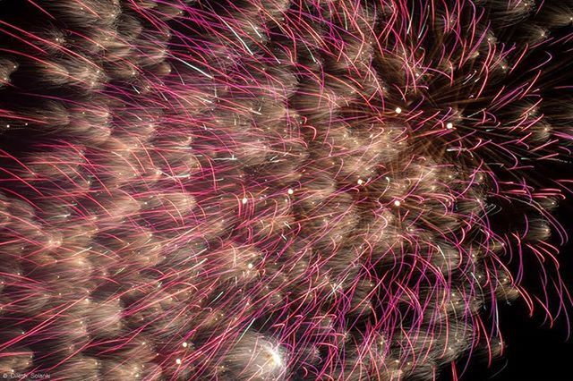 FIREWORKS DISPLAY AT NIGHT