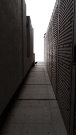 Narrow alley amidst buildings against sky