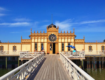 Built structure against blue sky