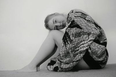 Close-up of young woman