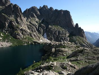 Scenic view of mountains