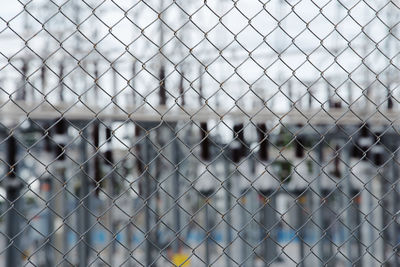 Full frame shot of chainlink fence