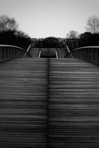 View of footbridge