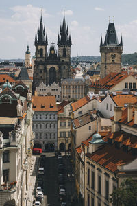 View of buildings in city