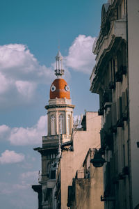 Low angle view of church against sky