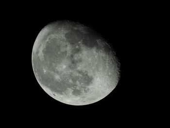 Close-up of moon at night