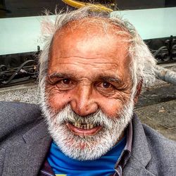 Portrait of smiling mid adult man