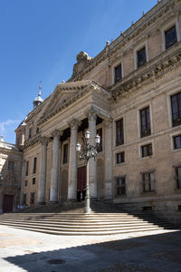 Historic building on the university of salamanca campus, in the city of salamanca, spain
