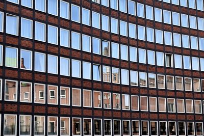 Full frame shot of glass building