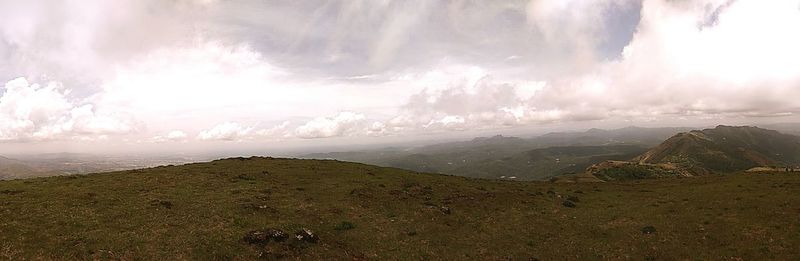 Panoramic view of landscape against sky