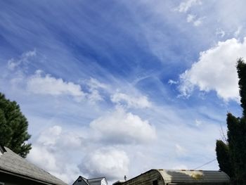 Low angle view of building against sky