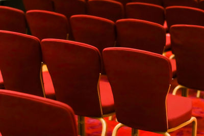 Full frame shot of empty theater