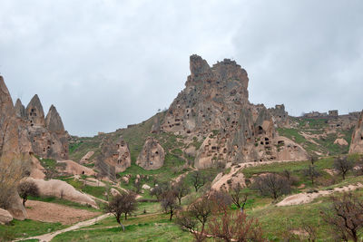 Scenic view of castle against sky
