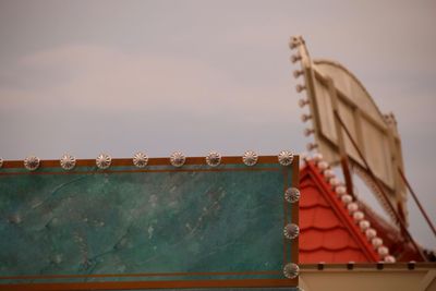 Low angle view of roof against building