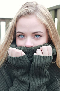 Portrait of young woman