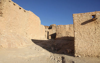 View of old ruin at chebika