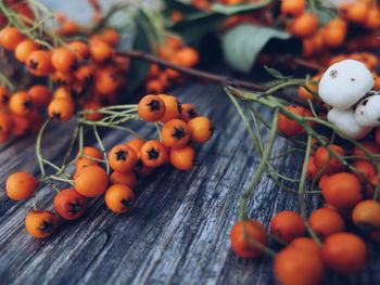 Full frame shot of oranges