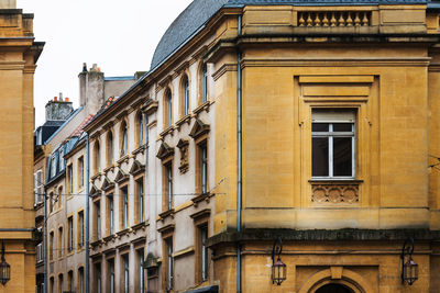 Low angle view of building in city