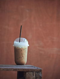 Close-up of drink on table