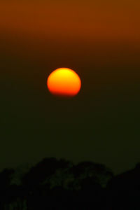 Scenic view of sky at night