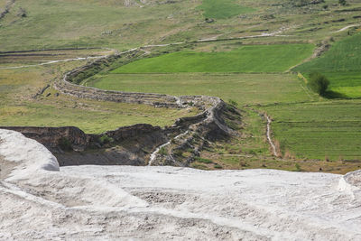 High angle view of landscape