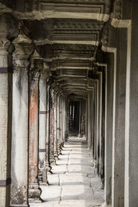 Corridor of historic building